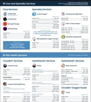 Cost for services