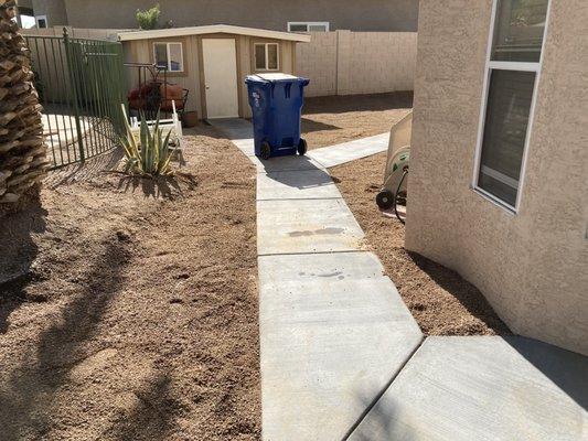 Patio extension to sidewalk