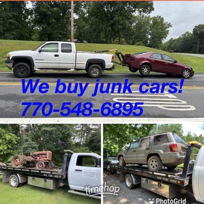 We pay cash for junk cars! Call or text for a quote 770-548-6895