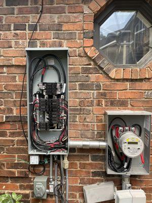 Service upgrade with generator interlock system