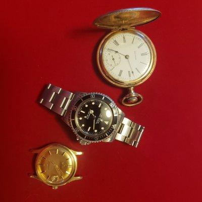 I buy Rolex and other vintage watches including pocket watches