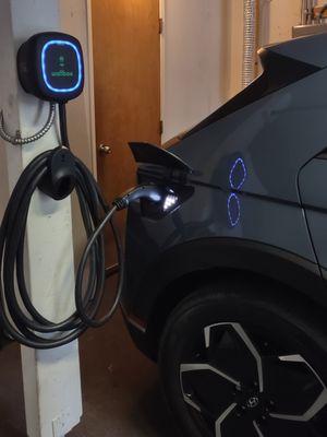 Wallbox level 2 EV charger.