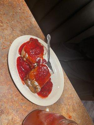 Strawberry Stuffed French Toast