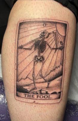 Fool tarot card by Rhiannon!