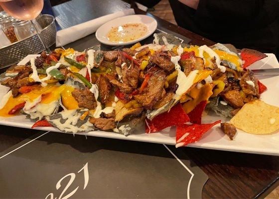 Dragon Steak Nachos