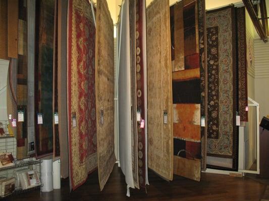 Hundreds of area rugs in stock for you to take home today!