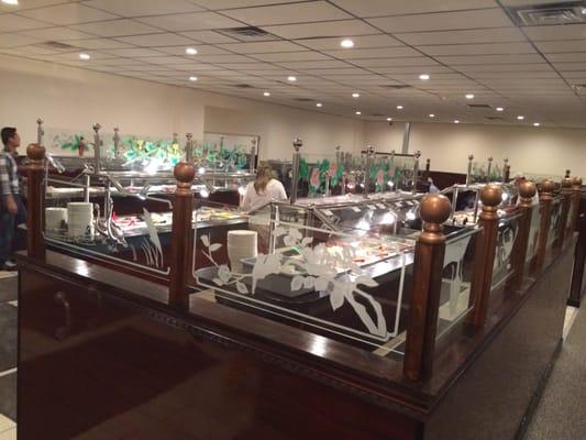 Main buffet area: large