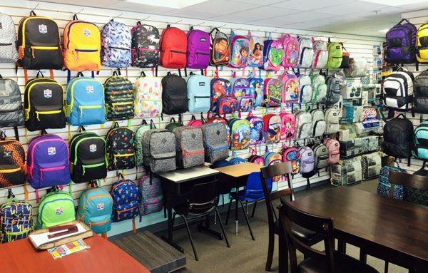 Backpack wall ready for 2021