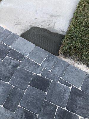 Repair of sidewalk