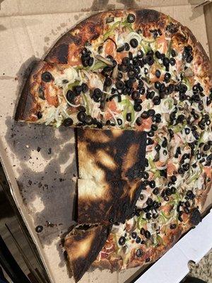 Garden Supreme pizza