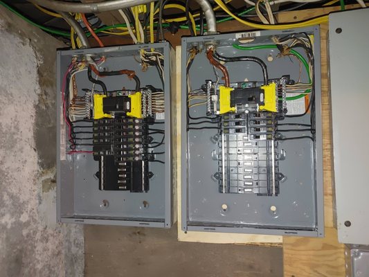 Replacement electrical panels