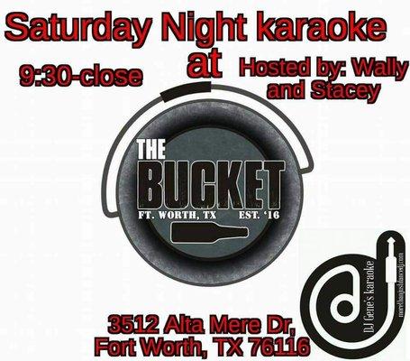 Karaoke Every Saturday Night!!!