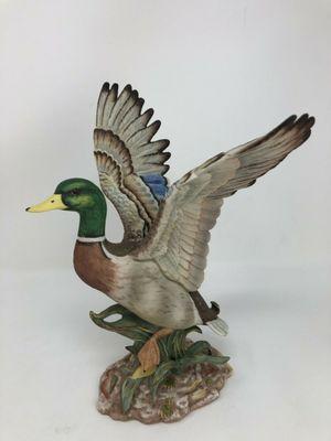 Masterpiece Homco Porcelain Mallard Duck Figurine Vintage 1984 Goose
 Sold $49.88