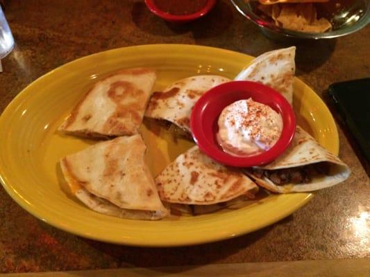 Beef quesadilla