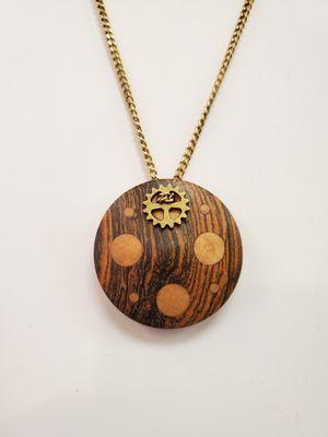 Wooden Lathed Necklace: Joan Overhouse