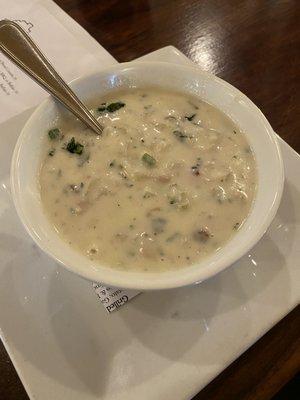 New England Clam Chowder...yum!