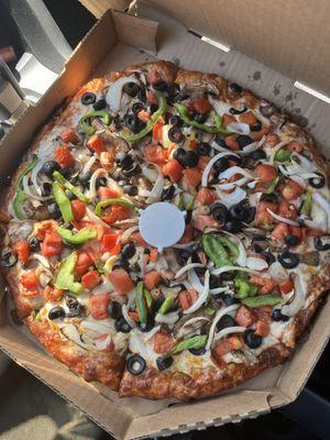 Veggie pizza