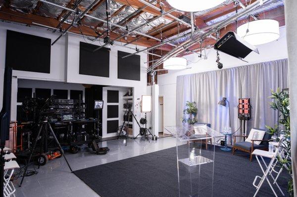 Our in-house Studio R available for rental with 30% off all equipment rentals