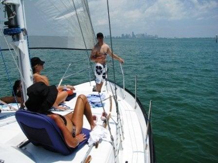 Sailing in Miami