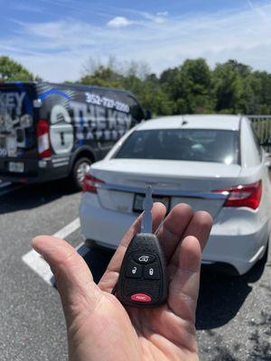 2012 Chrysler 200 Spare Remote Key