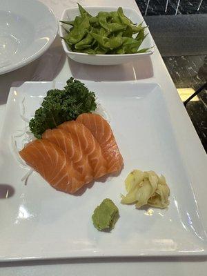 Salmon sashimi