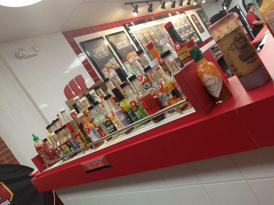 Hot sauce on the shelf SWAG!