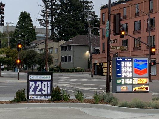 Cheapest E85 in the East Bay