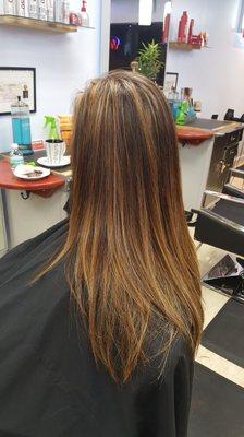 "After" my cut and color with Thai.