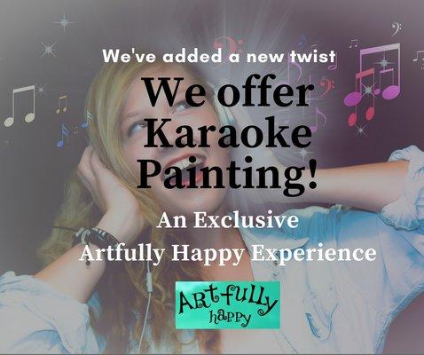 Adults and Kids Karaoke/Painting brought to you