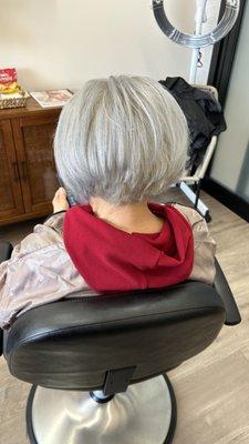 A-line haircut