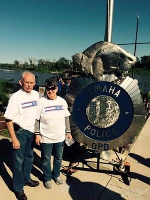 Supporting the Omaha Police Dept with a day at the lake