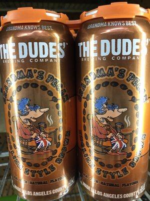 THE DUDES' Brewing CO. GRANDMA 'S PECAN 16oz cans