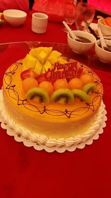 Mango Mousse Cake.