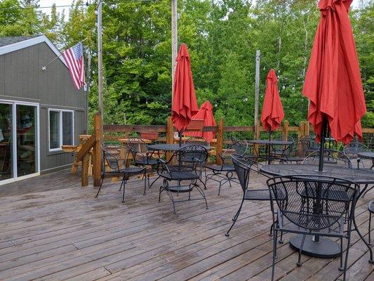 Awesome patio on a less-than awesome day.