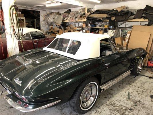 1965 Corvette top