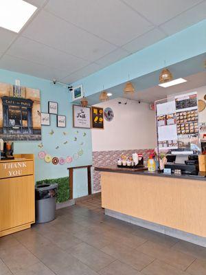 Coffee Station is full service with choices of flavored cleaners and sugar substitute and most of all clean.