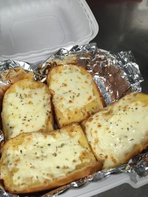 Cheesy garlic bread!