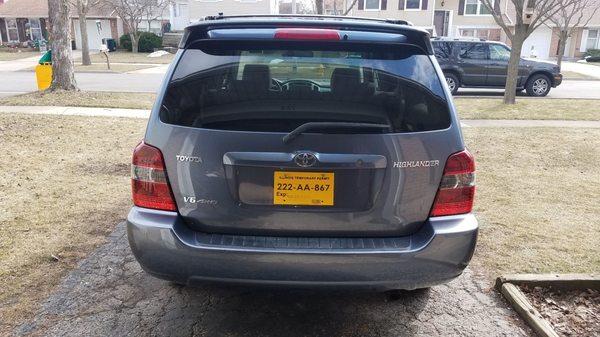 2007 Toyota Highlander all wheel drive V6