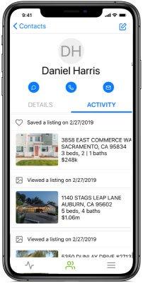 Optima Leads, the real estate app for Agents updates in real time and gives you access to all of your lead's information instantly.