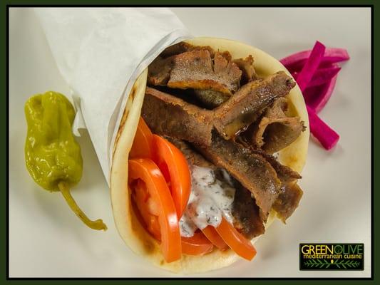 Our Gyro Wrap!! One of our most popular items on the menu!!