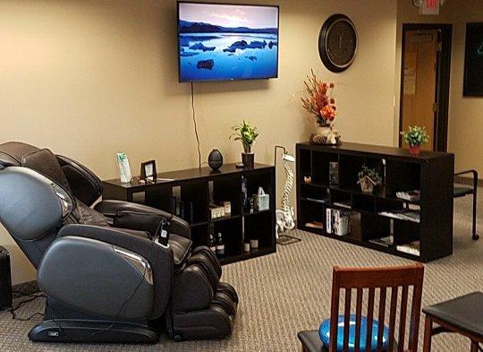 This unique massage chair give our patients relief from muscle pain throughout their body.