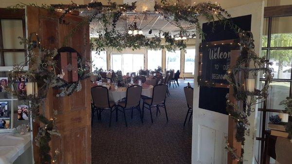 Beautiful banquet facilities with a fantastic view!