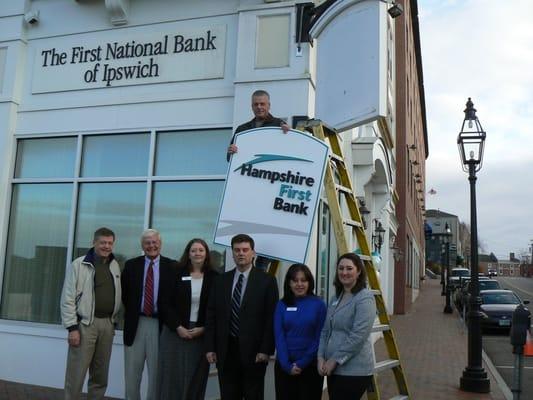 Hampshire First Bank's newest office on Hanover st. in Portsmouth