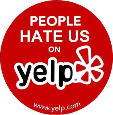 We don't respond to messages on yelp