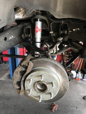 Restoring Front End Suspension and Brakes.