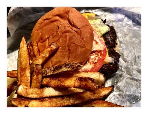 RHR Cheeseburger & Fries @ RED Hot Ranch. (Armitage Ave/Milwaukee Ave) New Local Old Good Chicago Staff! Patio & Parking In the Back.Cool!