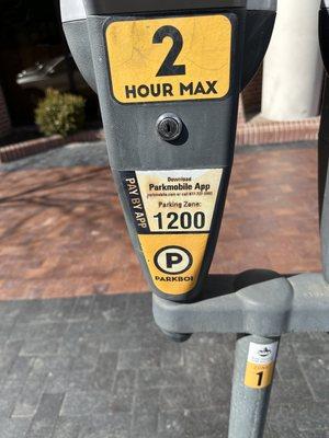 Weird parking meter