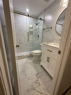 Full bathroom remodeling