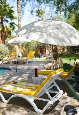 Lay in the shade after a Desert Reset Spa treatment for A perfect end to a pampered afternoon.