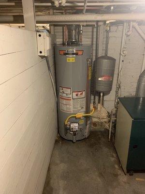 Water heater install